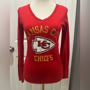 Kansas City Chiefs long sleeve shirt by Victoria's Secret‎ Pink, NFL
